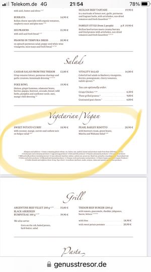Vegan options  at Genusstresor in Braunschweig