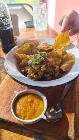 Vegan Nachos at Helena Adentro in Filandia