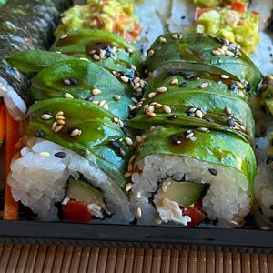 Vegan Caprese  at Don Neko Sushi in Mallorca