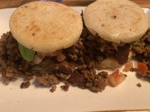 Vegan Arepa  at Tinker Latin Restaurant in Gainesville