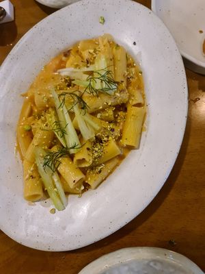 Rose Tomaten pasta at Obuthan in Busan