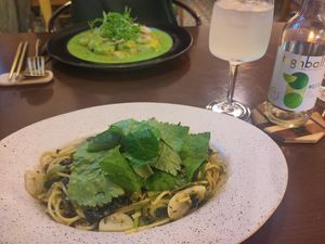 Korean Style Pasta below and Gnocchi up at Obuthan in Busan