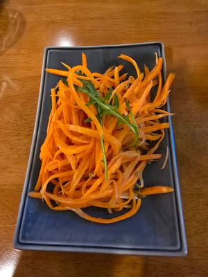 Carrot salad at Obuthan in Busan