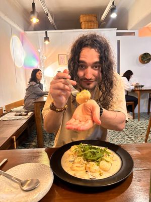 Cream nut gnocchi 7.5/10 at Obuthan in Busan