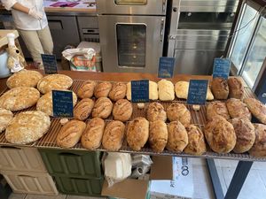 Vegan labeled breads  at No Pain No Gain in Seoul