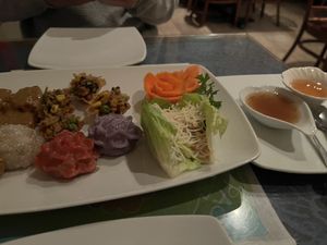 With sauces   at Thai Onzon in Cochrane