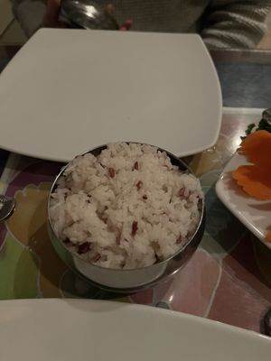 Side of coconut rice   at Thai Onzon in Cochrane