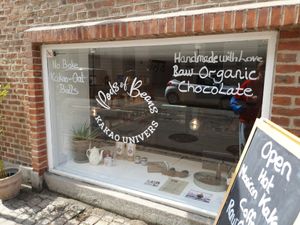 Outside view at Pods of Beans in Copenhagen