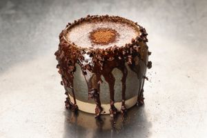 Aztez cacao with cacao nibs at Pods of Beans in Copenhagen