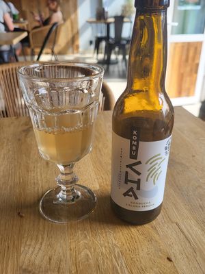 Kombucha green tea at KRZAKI Vege Street Food in Plock