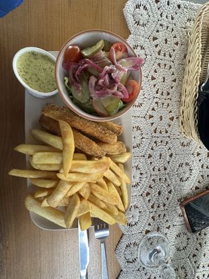 Stripsy z tofu  at KRZAKI Vege Street Food in Plock