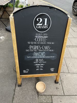 Board  at 21 Grams in South West London