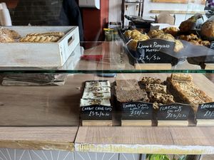 Pastries with vegan sausage roll   at 21 Grams in South West London