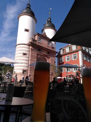 Beer with a view! at Coffee Fellows - Altstadt Steingasse in Heidelberg