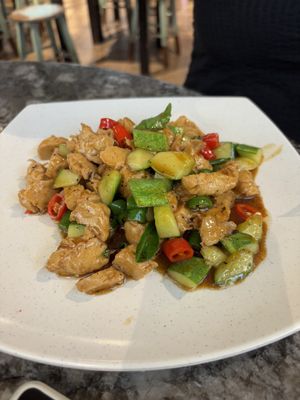 Black pepper chicken   at Su Xiang - 素香 in Central Singapore