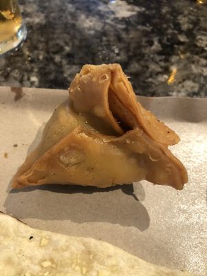 Samosa   at Maya Indian Veggie Delight in Central Singapore