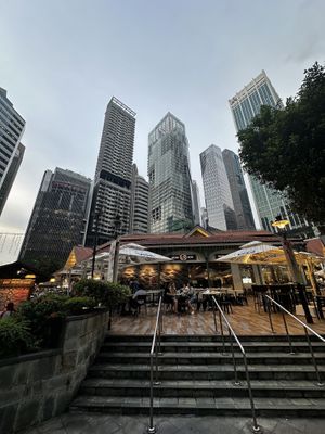 Outside  at Maya Indian Veggie Delight in Central Singapore