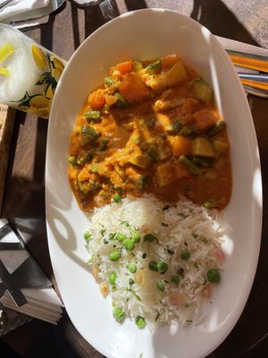 Veg curry delish   at Culture Box cafe in Fes