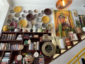   at Culture Box cafe in Fes