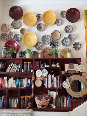 Lovely deco! at Culture Box cafe in Fes