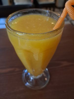 Juice at Culture Box cafe in Fes