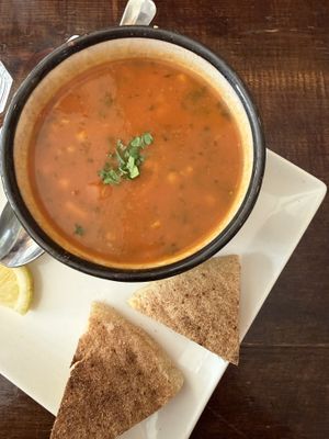 Harira vegana   at Culture Box cafe in Fes