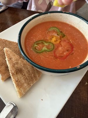 Gazpacho casero   at Culture Box cafe in Fes