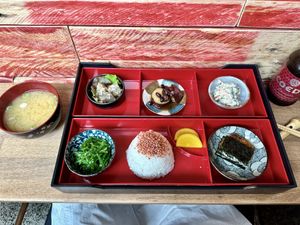 Lunch bento at Wabi Sabi, 1st June 2024  at Wabi Sabi in Liege