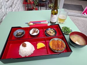 Lunch box at Wabi Sabi in Liege