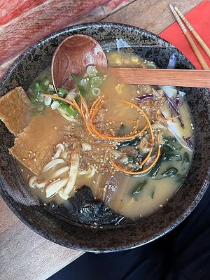 Ramen   at Wabi Sabi in Liege