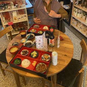 Bento lunch box  at Wabi Sabi in Liege