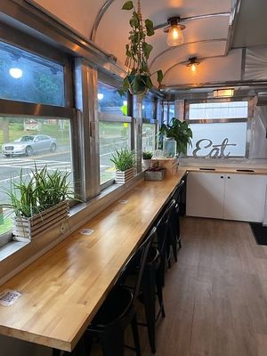 Counter at The Hidden Chickpea in Madison