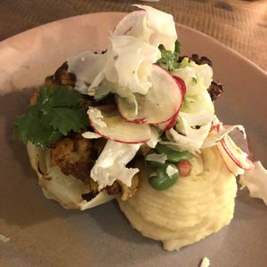 Cauliflower steak   at Lovage  in Newcastle Upon Tyne