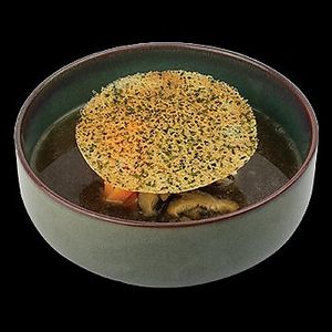 Shiitake Broth at Sushi Roll in Mexico City