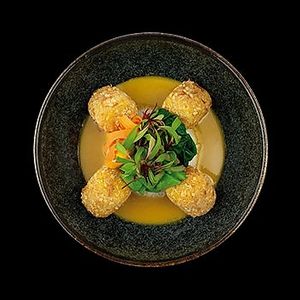 Korakke Curry at Sushi Roll in Mexico City