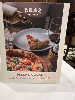 New plant based pizzas   at Bráz in Rio De Janeiro