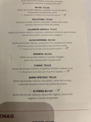 Many new options  at Bráz in Rio De Janeiro