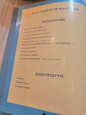Secondi e contorni at ALE Pizzeria & Bistrò in Orbetello