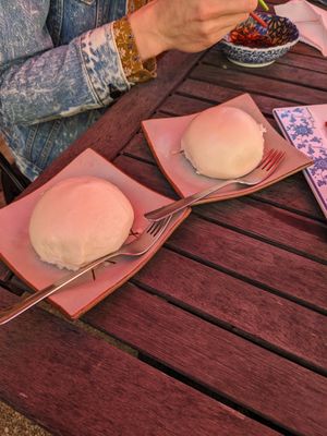 Sweet buns at 29 Nine 99 Yum Cha & Tea House in Rylstone
