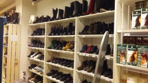 Vegan shoes from Vegetarian Shoes and Ethical Wares at Heluna Shop in Helsinki