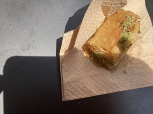 My sweet treat  at Baklamania in Athens