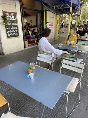Outside   at Café Cometa in Barcelona