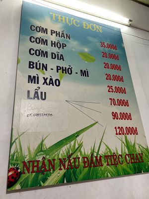 Menu  at Quán Chay Đồng Tâm  in Ninh Hoa