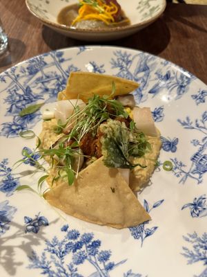 Mezze platter   at SERRA in Brussels
