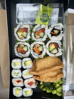 Yasai Roll Set  at Wasabi - Victoria Station in London