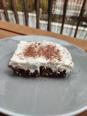 Regardez moi ce mascarpone végétal 🤤 et il est aussi bon qu'il est beau! at Marie Rouvière - Vegan Baking Classes in Paris