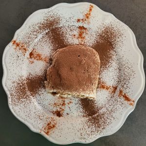 Tiramisu vegan at Marie Rouvière - Vegan Baking Classes in Paris