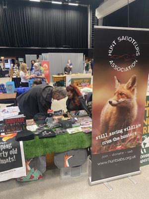 Hunt Saboteurs Association (Brighton VegFest 2023)  at VegfestUK in Bristol