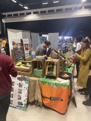 Riverford organic veg boxes (Brighton VegFest 2023)  at VegfestUK in Bristol