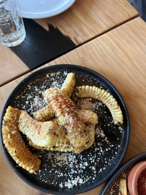 Corn ribs   at Buddha Belly Burger in Sacramento